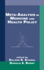 Meta-Analysis in Medicine and Health Policy - Book