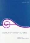 Moduli of Vector Bundles - Book