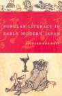 Popular Literacy in Early Modern Japan - Book