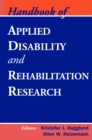 Handbook of Applied Disability and Rehabilitation Research - eBook