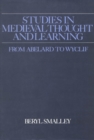 Studies in Medieval Thought and Learning From Abelard to Wyclif - eBook
