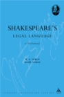 Shakespeare's Legal Language : A Dictionary - eBook