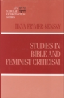Studies in Bible and Feminist Criticism - Book
