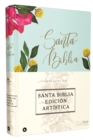 Reina Valera 1960 Santa Biblia Edicion Artistica, Tapa Dura/Tela, Floral, Canto con Diseno, Letra Roja - Book