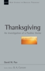 Thanksgiving : An Investigation of a Pauline Theme - eBook