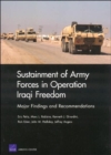 Sustainment of Army Forces in Operation Iraqi Freedom - Book
