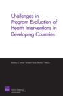Challenges of Programs Evaluation of Health Interventions in Developing Countries - Book