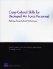 Cross-cultural Skills for Deployed Air Force Personnel : Defining Cross-cultural Performance - Book