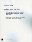 Lessons from the Field : Developing and Implementing the Qatar Student Assessment System, 2002-2006 - Book