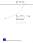 General Military Training : Standardization and Reduction Options - Book