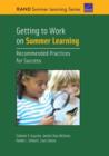 Getting to Work on Summer Learning - Book