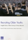 Recruiting Older Youths : Insights from a New Survey of Army Recruits - Book