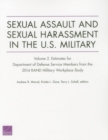 Sexual Assault and Sexual Harassment in the U.S. Military : Estimates for Department of Defense Service Members from the 2014 Rand Military Workplace Study - Book