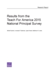 Results from the Teach for America 2015 National Principal Survey - Book