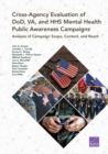 Cross-Agency Evaluation of Dod, Va, and HHS Mental Health Public Awareness Campaign : Analysis of Campaign Scope, Content, and Reach - Book