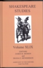 Shakespeare Studies, Volume XLIX - Book