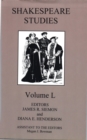 Shakespeare Studies, Volume L - Book