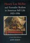 Henry Lee Mcfee and Formalist Realism in American Still Life, 1923-1936 - Book