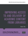 Improving Access to and Delivery of Academic Content from Libraries - Book