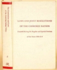 Laws & Joint Resolutions of the Cherokee Nation : Enacted During the Regular & Special Sessions of the Years 1881-2-3 (Constitutions & Laws of the AM) - Book