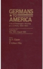 Germans to America, May 5, 1854-August 4, 1854 : Lists of Passengers Arriving at U.S. Ports - Book
