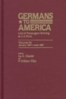 Germans to America, Jan. 3, 1887-June 30, 1887 : Lists of Passengers Arriving at U.S. Ports - Book