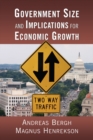 Government Size and Implications for Economic Growth - eBook