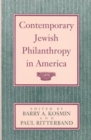 Contemporary Jewish Philanthropy in America - Book