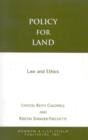 Policy for Land : Law and Ethics - Book