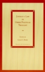 Justice v. Law in Greek Political Thought - Book