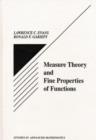 Measure Theory and Fine Properties of Functions - Book