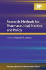 Research Methods for Pharmaceutical Practice and Policy - Book