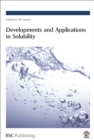 Developments and Applications in Solubility - Book