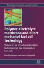 Polymer Electrolyte Membrane and Direct Methanol Fuel Cell Technology : Volume 2: In Situ Characterization Techniques for Low Temperature Fuel Cells - eBook