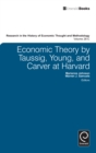 Economic Theory by Taussig, Young, and Carver at Harvard - Book