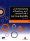 Communicating effectively with people with a learning disability - Book