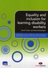 Equality and inclusion for learning disability workers - Book