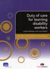 Duty of care for learning disability workers - Book
