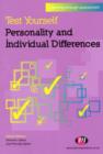 Test Yourself: Personality and Individual Differences : Learning through assessment - Book