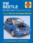 VW Beetle Petrol & Diesel (Apr 99 - 07) Haynes Repair Manual - Book