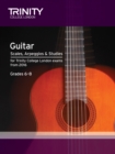 Trinity College London: Guitar & Plectrum Guitar Scales, Arpeggios & Studies Grades 6-8 from 2016 - Book