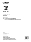 Trinity College London Violin Exam Pieces From 2020: Grade 8 (part only) - Book