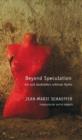 Beyond Speculation : Art and Aesthetics without Myths - Book