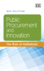Public Procurement and Innovation : The Role of Institutions - eBook