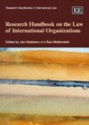 Research Handbook on the Law of International Organizations - eBook