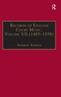 Records of English Court Music : Volume VII: 1485-1558 - Book
