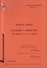 Air Ministry Pilot's Notes : Bristol Blenheim V - Book