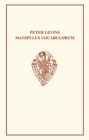 Peter Levins Manipulus Vocabulorum - Book