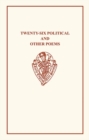Twenty-Six Political and other Poems - Book