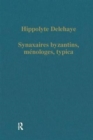 Synaxaires byzantins, menologes, typica - Book